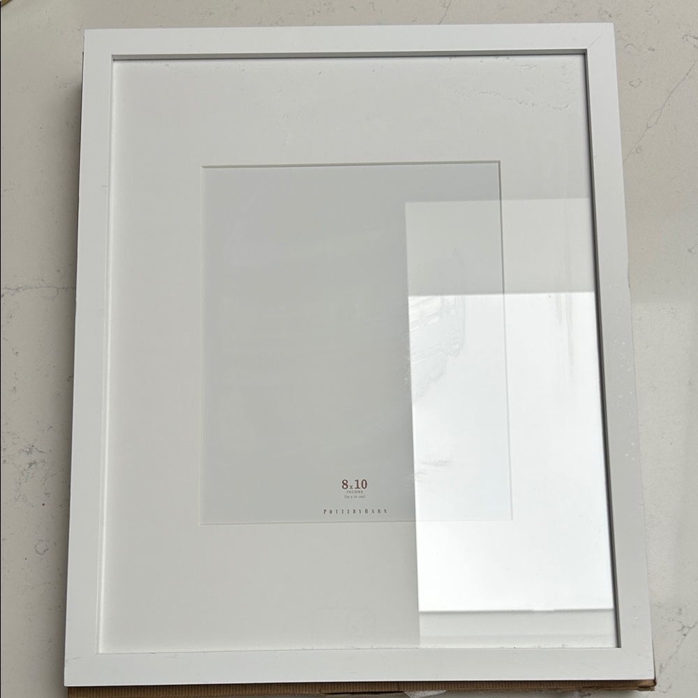 4 Pottery Barn White Picture Frames - 8x10 - Wood